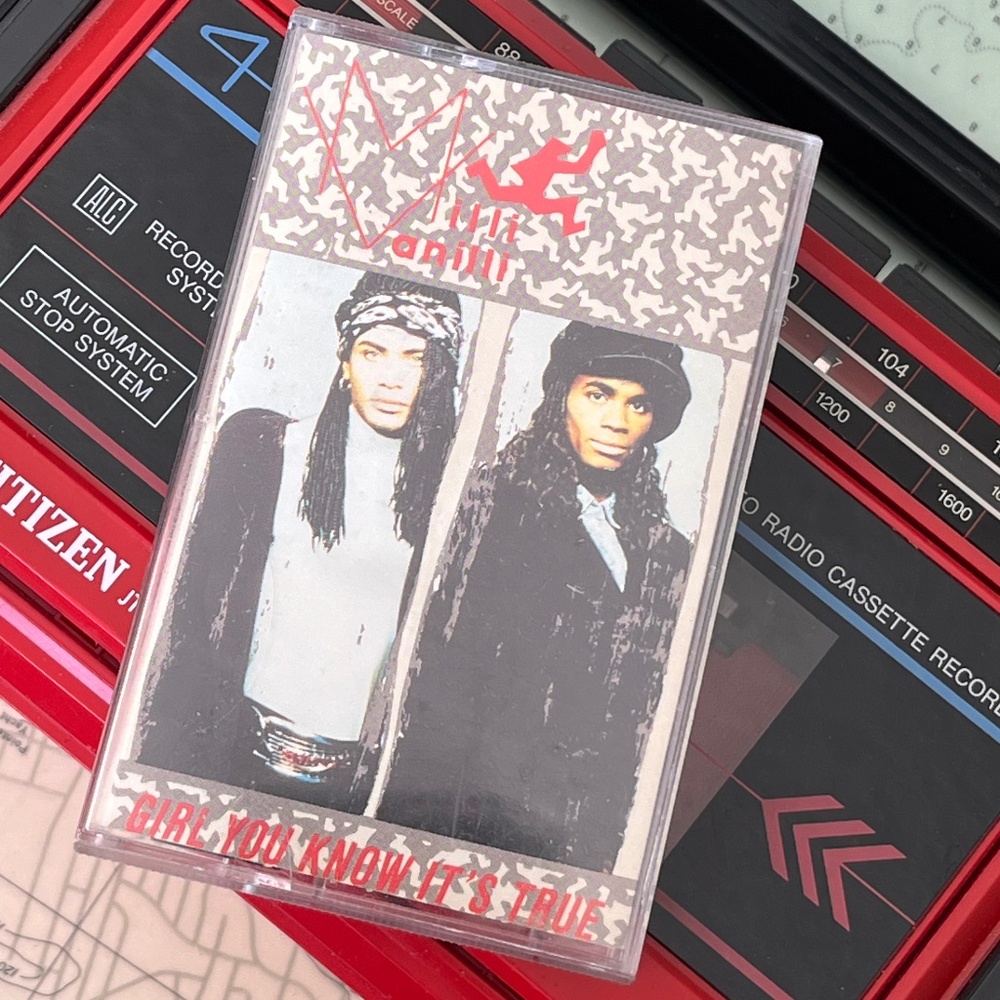 Vintage 1989 Milli Vanilli Girl You Know It's True Cassette Tape